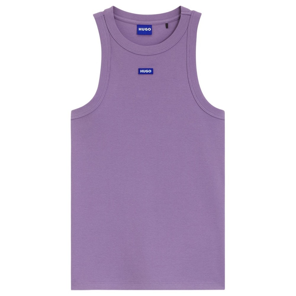 HUGO BOSS JERSEY TOP EASY TANK B ΤΟΠ ΜΠΛΟΥΖΑ ΓΥΝΑΙΚΕΙΑ PURPLE