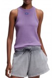 HUGO BOSS JERSEY TOP EASY TANK B ΤΟΠ ΜΠΛΟΥΖΑ ΓΥΝΑΙΚΕΙΑ PURPLE