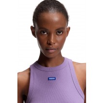 HUGO BOSS JERSEY TOP EASY TANK B ΤΟΠ ΜΠΛΟΥΖΑ ΓΥΝΑΙΚΕΙΑ PURPLE