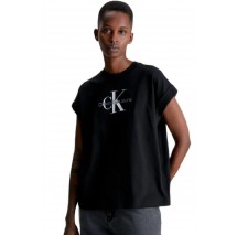 CALNIN KLEIN JEANS ARCHIVAL MONOLOGO RELAXED TEE  T-SHIRT ΓΥΝΑΙΚΕΙΟ BLACK