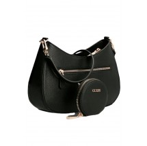 ΤΣΑΝΤΑ ALEXIE TOP ZIP SHOULDER BAG ΓΥΝΑΙΚΕΙΑ GUESS BLACK