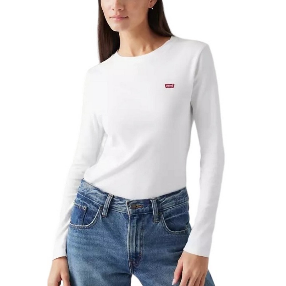 LEVIS® ESSENTIAL HM LS TEE ΜΠΛΟΥΖΑ ΓΥΝΑΙΚΕΙΑ WHITE