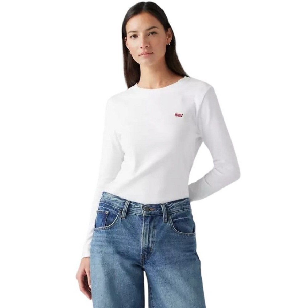 LEVIS® ESSENTIAL HM LS TEE ΜΠΛΟΥΖΑ ΓΥΝΑΙΚΕΙΑ WHITE