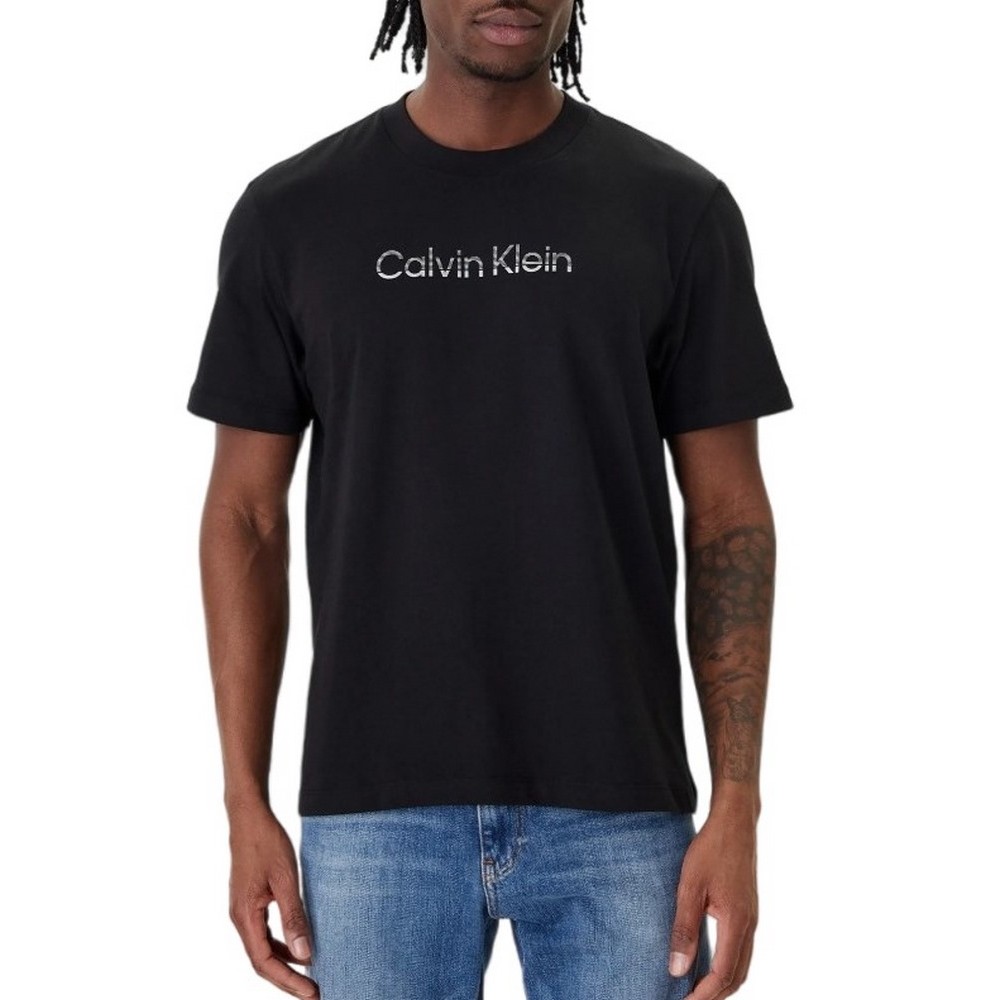 CALVIN KLEIN 20S EU WHOLESALE SPORTSWEAR GRAP T-SHIRT ΜΠΛΟΥΖΑ ΑΝΔΡΙΚΗ BLACK