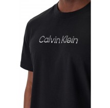 CALVIN KLEIN 20S EU WHOLESALE SPORTSWEAR GRAP T-SHIRT ΜΠΛΟΥΖΑ ΑΝΔΡΙΚΗ BLACK