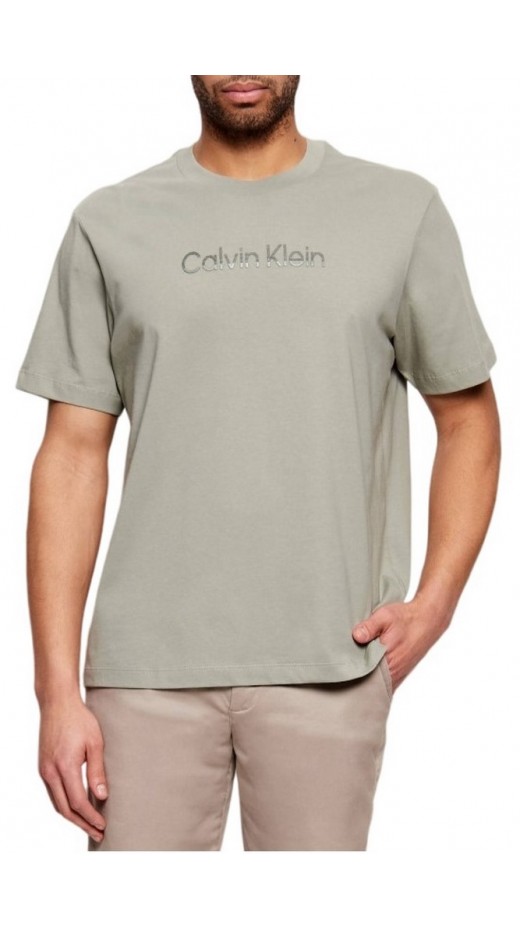 CALVIN KLEIN 20S EU WHOLESALE SPORTSWEAR GRAP T-SHIRT ΜΠΛΟΥΖΑ ΑΝΔΡΙΚΗ KHAKI