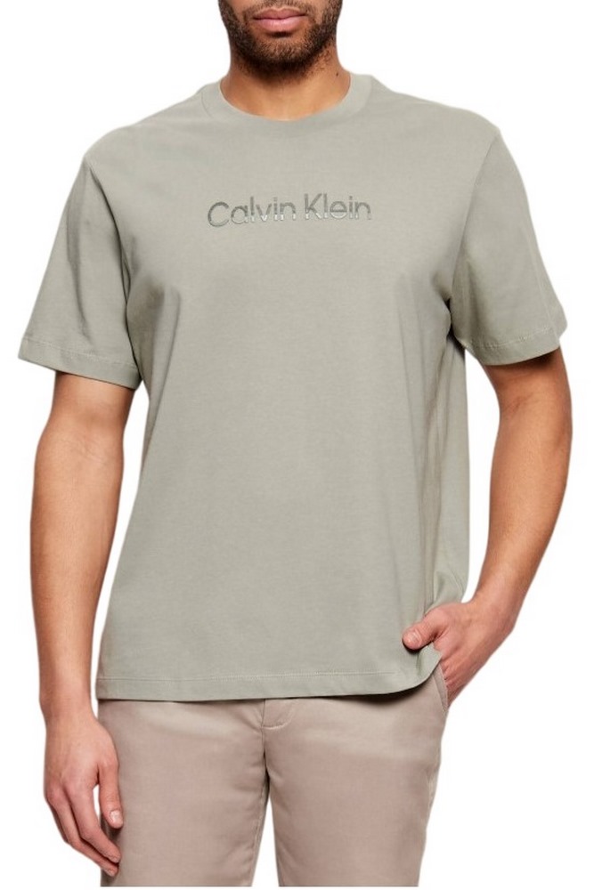 CALVIN KLEIN 20S EU WHOLESALE SPORTSWEAR GRAP T-SHIRT ΜΠΛΟΥΖΑ ΑΝΔΡΙΚΗ KHAKI