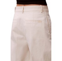 CALVIN KLEIN JEANS BAGGY CHINO FASHION PANT ΠΑΝΤΕΛΟΝΙ ΓΥΝΑΙΚΕΙΟ OFF WHITE
