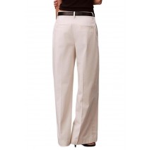 CALVIN KLEIN JEANS BAGGY CHINO FASHION PANT ΠΑΝΤΕΛΟΝΙ ΓΥΝΑΙΚΕΙΟ OFF WHITE