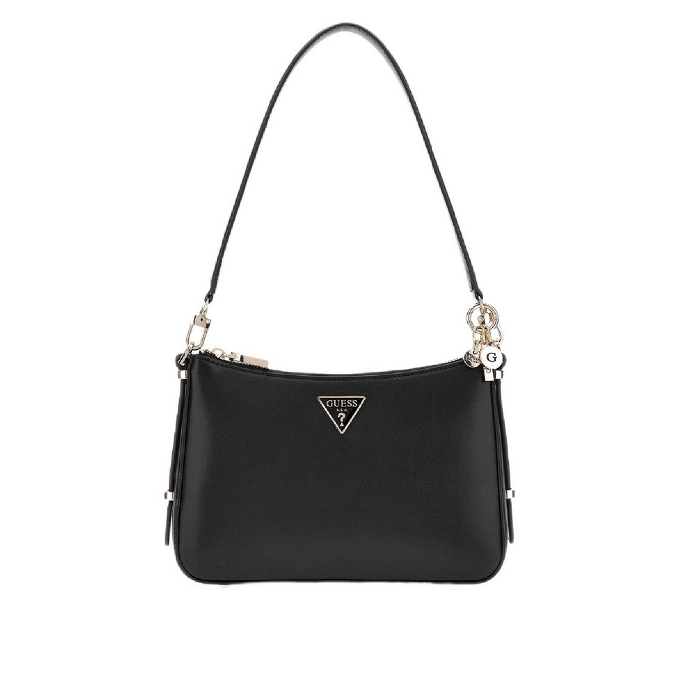 GUESS DARYNA II TOP ZIP SHOULDER BAG ΤΣΑΝΤΑ ΓΥΝΑΙΚΕΙΑ BLACK