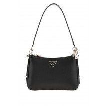 GUESS DARYNA II TOP ZIP SHOULDER BAG ΤΣΑΝΤΑ ΓΥΝΑΙΚΕΙΑ BLACK