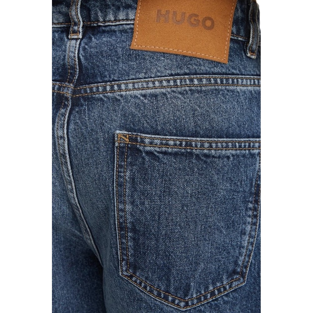 HUGO BOSS LENI S JEANS ΠΑΝΤΕΛΟΝΙ ΤΖΙΝ ΓΥΝΑΙΚΕΙΟ BLUΕ DENIM