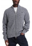 CALVIN KLEIN JEANS VERTICAL TEXTURE CTTN FZ SWTR ΖΑΚΕΤΑ ΠΛΕΚΤΗ ΑΝΔΡΙΚΗ NAVY