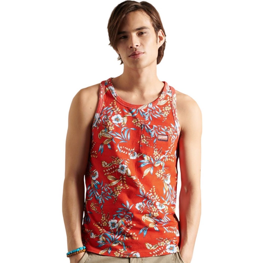 ΜΠΛΟΥΖΑ AMANIKH ΑΝΔΡΙΚΗ SUPERDRY RED