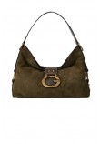 GUESS CAMDEN SHOULDER BAG ΤΣΑΝΤΑ ΓΥΝΑΙΚΕΙΑ OLIVE