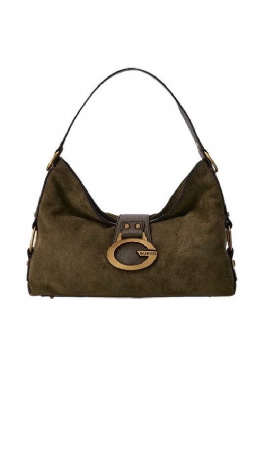 GUESS CAMDEN SHOULDER BAG ΤΣΑΝΤΑ ΓΥΝΑΙΚΕΙΑ OLIVE