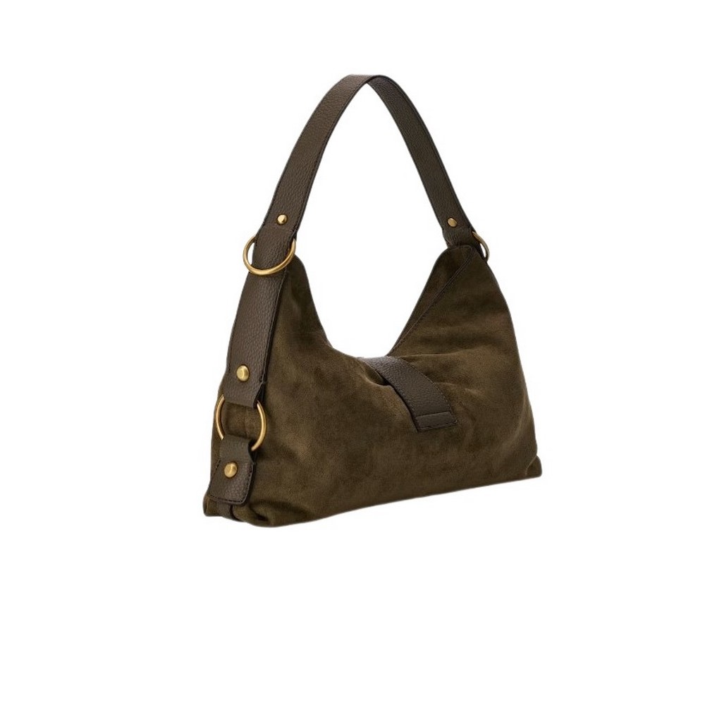 GUESS CAMDEN SHOULDER BAG ΤΣΑΝΤΑ ΓΥΝΑΙΚΕΙΑ OLIVE