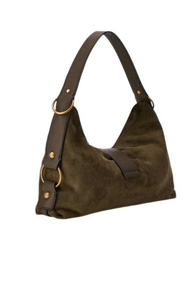 GUESS CAMDEN SHOULDER BAG ΤΣΑΝΤΑ ΓΥΝΑΙΚΕΙΑ OLIVE