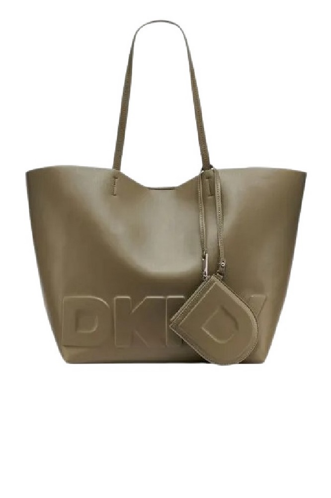 DKNY TINSLEY TOTE HANDBAG R52AZJ27 ΤΣΑΝΤΑ ΓΥΝΑΙΚΕΙΑ KHAKI