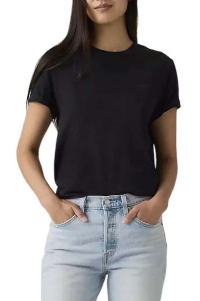 LEVIS® PERFECT TEE LSE HOUSEMARK T-SHIRT ΜΠΛΟΥΖΑ ΓΥΝΑΙΚΕΙΑ BLACK