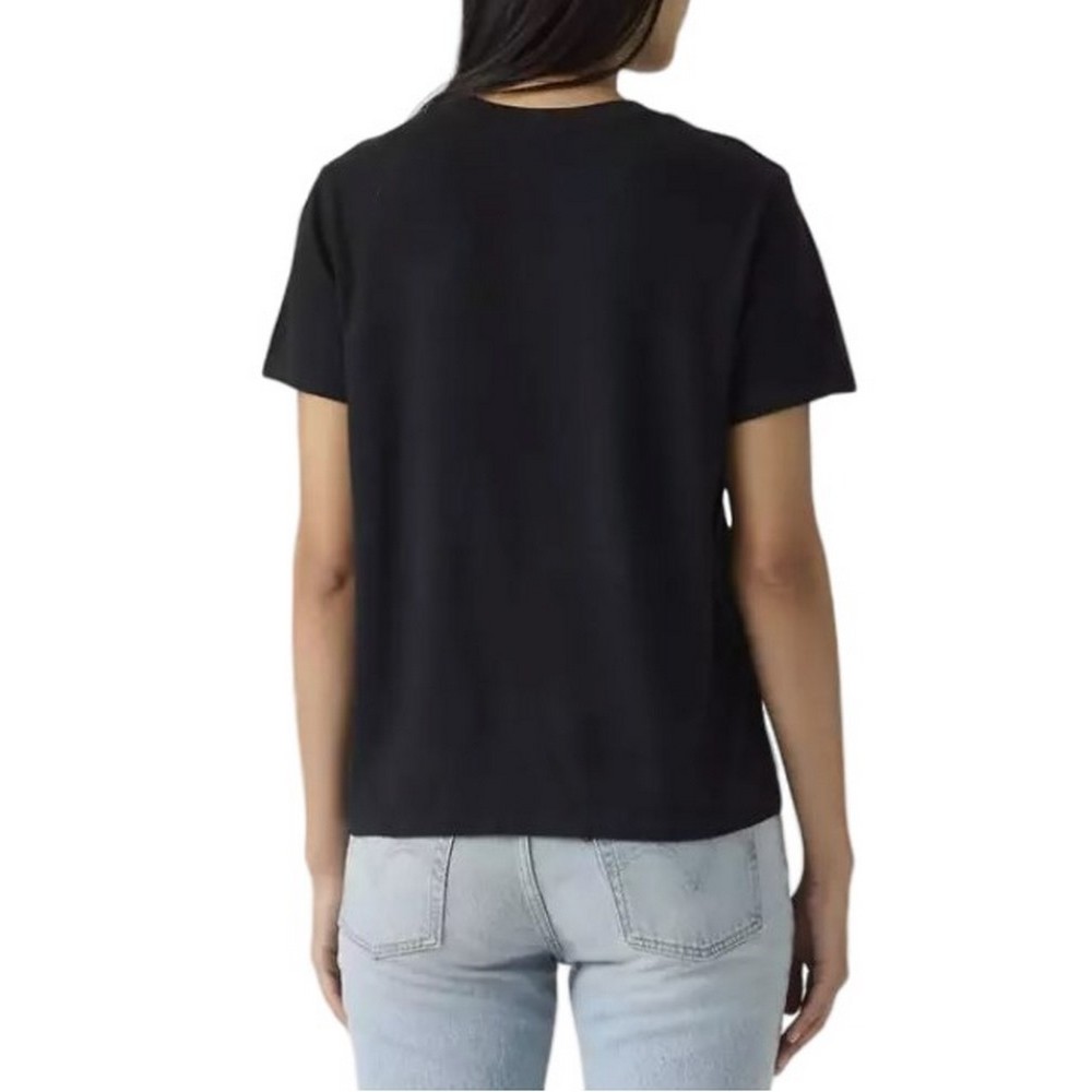 LEVIS® PERFECT TEE LSE HOUSEMARK T-SHIRT ΜΠΛΟΥΖΑ ΓΥΝΑΙΚΕΙΑ BLACK