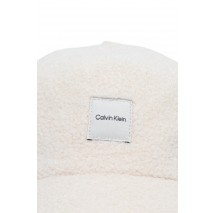 CALVIN KLEIN BOUCLE W PATCH CAP ΚΑΠΕΛΟ ΓΥΝΑΙΚΕΙΟ OFF WHITE