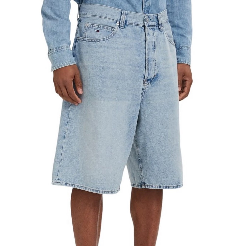 TOMMY JEANS THEO BAGGY SHORT BJ6015 ΤΖΙΝ ΒΕΡΜΟΥΔΑ ΑΝΔΡΙΚΗ DENIM LIGHT
