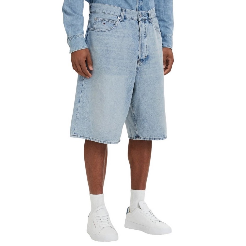 TOMMY JEANS THEO BAGGY SHORT BJ6015 ΤΖΙΝ ΒΕΡΜΟΥΔΑ ΑΝΔΡΙΚΗ DENIM LIGHT
