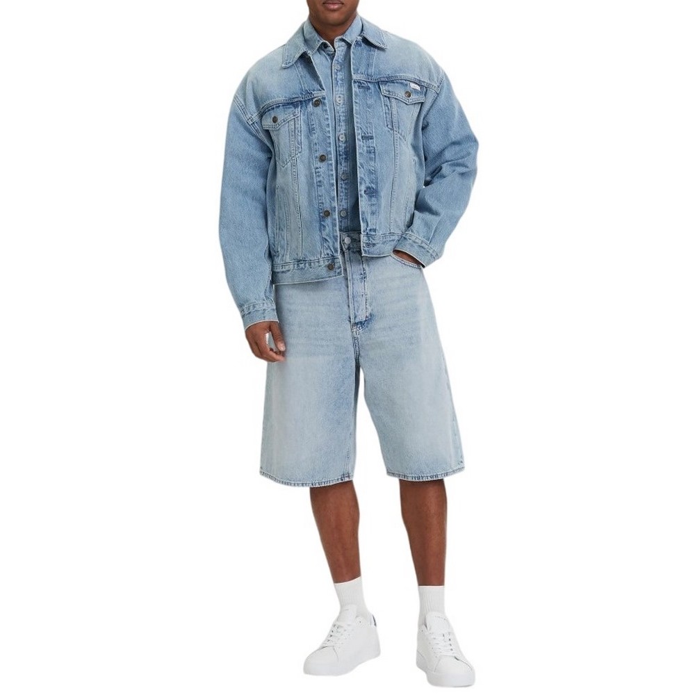 TOMMY JEANS THEO BAGGY SHORT BJ6015 ΤΖΙΝ ΒΕΡΜΟΥΔΑ ΑΝΔΡΙΚΗ DENIM LIGHT