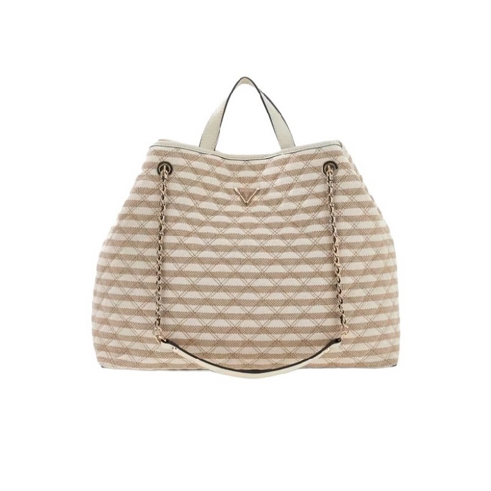 GUESS GIULLY II LARGE 2 IN 1 TOTE ΤΣΑΝΤΑ ΓΥΝΑΙΚΕΙΑ TAUPE