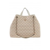 GUESS GIULLY II LARGE 2 IN 1 TOTE ΤΣΑΝΤΑ ΓΥΝΑΙΚΕΙΑ TAUPE