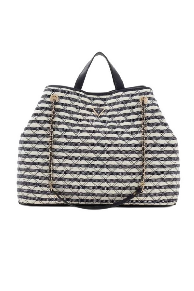 GUESS GIULLY II LARGE 2 IN 1 TOTE ΤΣΑΝΤΑ ΓΥΝΑΙΚΕΙΑ NAVY