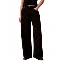 CALVIN KLEIN JEANS LOW RISE BAGGY CK WORN BLACK ΠΑΝΤΕΛΟΝΙ ΤΖΙΝ ΓΥΝΑΙΚΕΙΟ DENIM BLACK