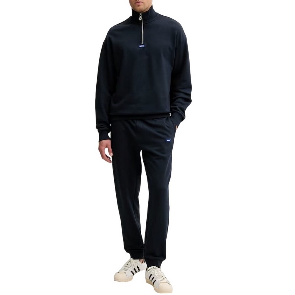 HUGO BOSS NEELER JERSEY SWEATSHIRT ΜΠΛΟΥΖΑ ΦΟΥΤΕΡ ΑΝΔΡΙΚΗ NAVY