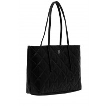 CALVIN KLEIN JQUILTED SMALL TOTE ΤΣΑΝΤΑ ΓΥΝΑΙΚΕΙΑ BLACK
