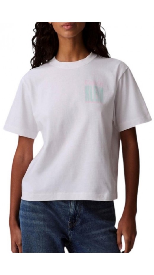 CALVIN KLEIN JEANS SS BOXY FIT TEE T-SHIRT ΜΠΛΟΥΖΑ ΓΥΝΑΙΚΕΙΑ WHITE