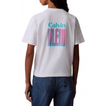 CALVIN KLEIN JEANS SS BOXY FIT TEE T-SHIRT ΜΠΛΟΥΖΑ ΓΥΝΑΙΚΕΙΑ WHITE