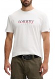 TOMMY JEANS  REG DNA TEE EXT T-SHIRT ΜΠΛΟΥΖΑ ΑΝΔΡΙΚΗ WHITE