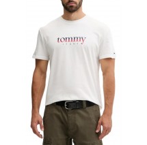 TOMMY JEANS  REG DNA TEE EXT T-SHIRT ΜΠΛΟΥΖΑ ΑΝΔΡΙΚΗ WHITE