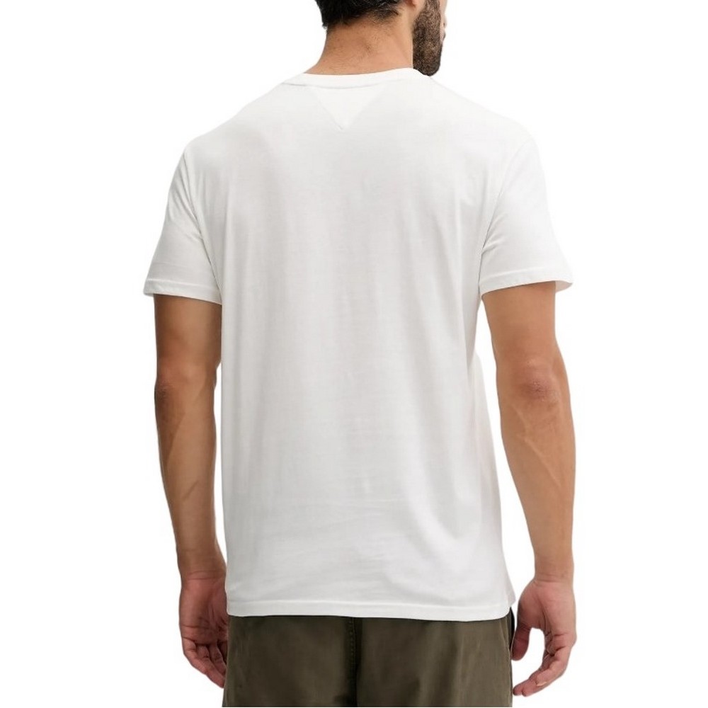 TOMMY JEANS  REG DNA TEE EXT T-SHIRT ΜΠΛΟΥΖΑ ΑΝΔΡΙΚΗ WHITE