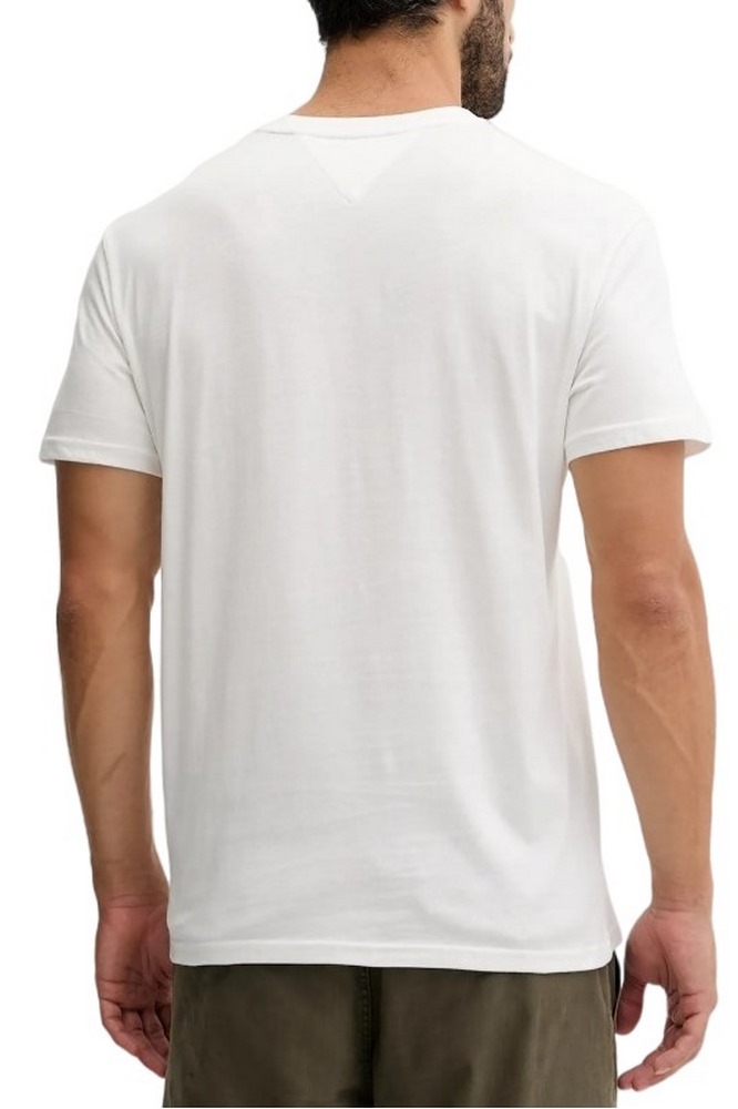 TOMMY JEANS  REG DNA TEE EXT T-SHIRT ΜΠΛΟΥΖΑ ΑΝΔΡΙΚΗ WHITE
