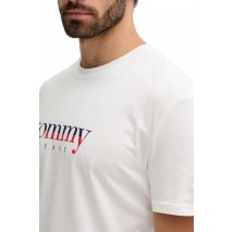 TOMMY JEANS  REG DNA TEE EXT T-SHIRT ΜΠΛΟΥΖΑ ΑΝΔΡΙΚΗ WHITE