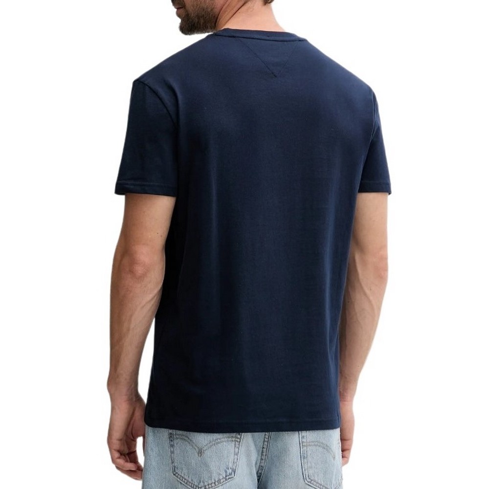 TOMMY JEANS  REG DNA TEE EXT T-SHIRT ΜΠΛΟΥΖΑ ΑΝΔΡΙΚΗ DARK NAVY