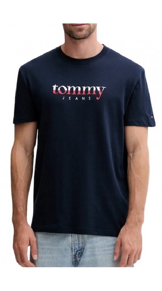 TOMMY JEANS  REG DNA TEE EXT T-SHIRT ΜΠΛΟΥΖΑ ΑΝΔΡΙΚΗ DARK NAVY