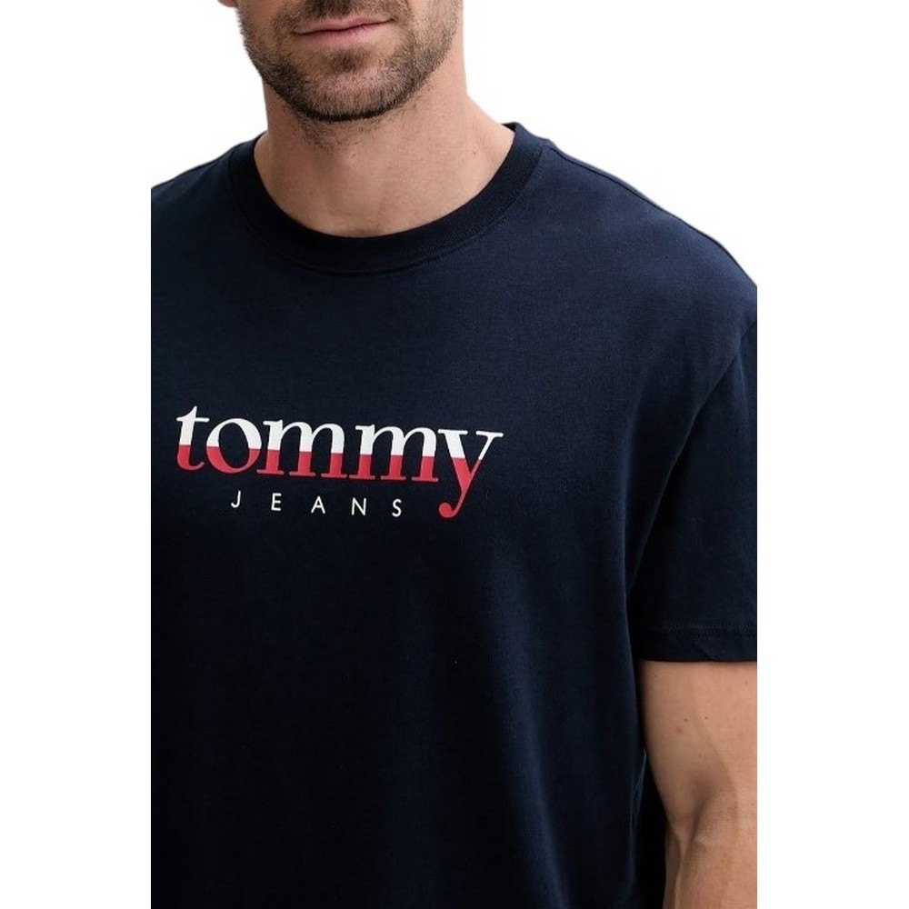 TOMMY JEANS  REG DNA TEE EXT T-SHIRT ΜΠΛΟΥΖΑ ΑΝΔΡΙΚΗ DARK NAVY