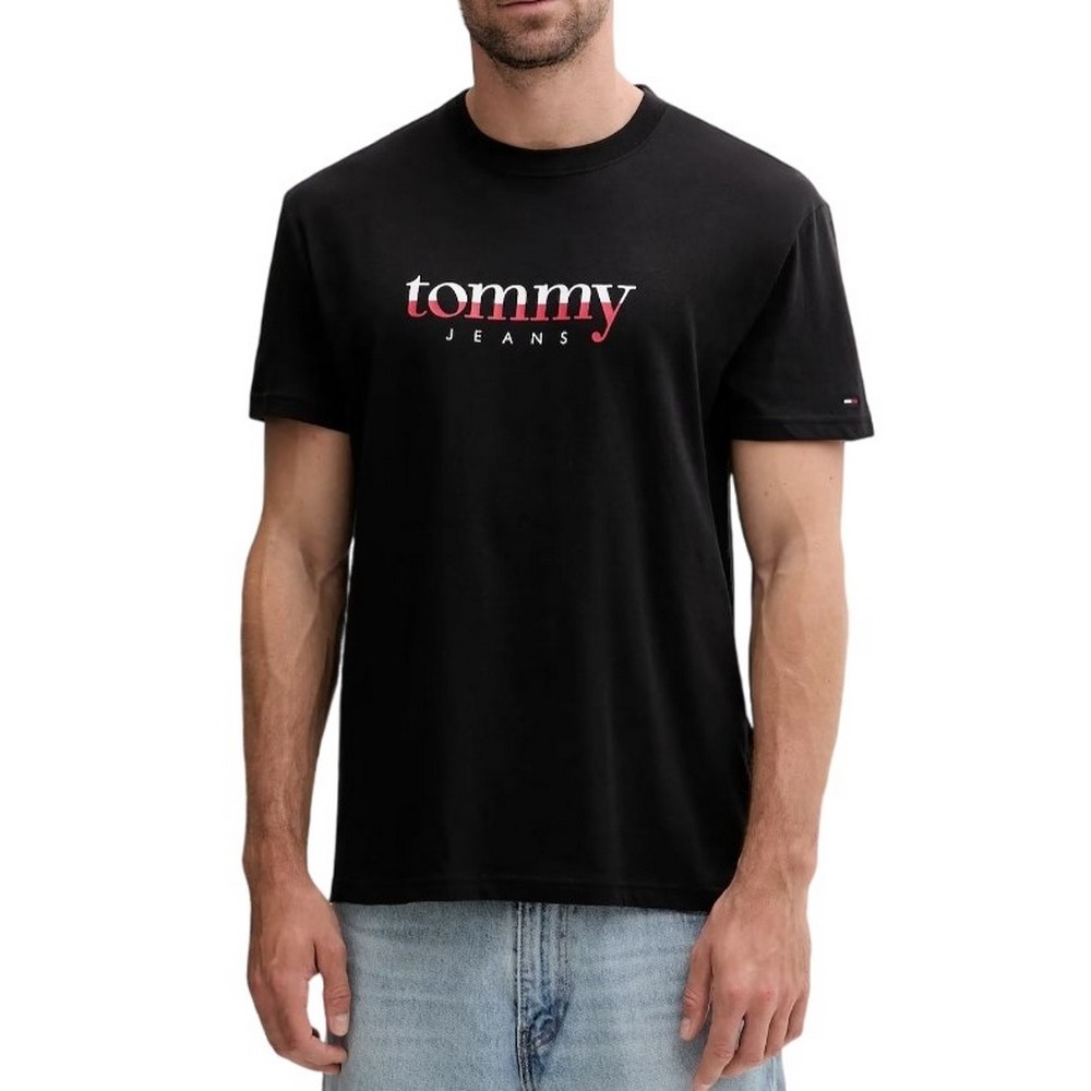 TOMMY JEANS  REG DNA TEE EXT T-SHIRT ΜΠΛΟΥΖΑ ΑΝΔΡΙΚΗ BLACK