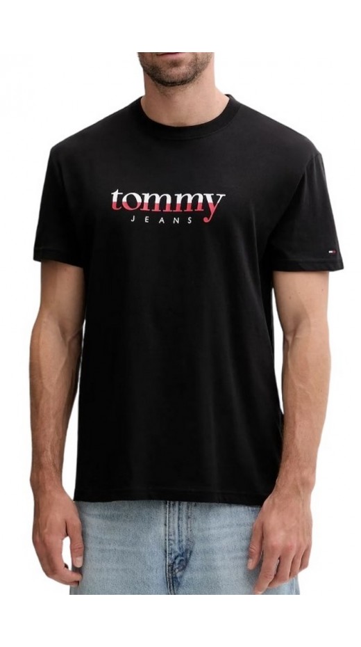 TOMMY JEANS  REG DNA TEE EXT T-SHIRT ΜΠΛΟΥΖΑ ΑΝΔΡΙΚΗ BLACK