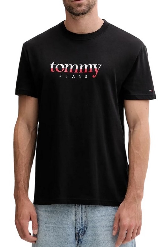 TOMMY JEANS  REG DNA TEE EXT T-SHIRT ΜΠΛΟΥΖΑ ΑΝΔΡΙΚΗ BLACK