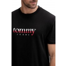 TOMMY JEANS  REG DNA TEE EXT T-SHIRT ΜΠΛΟΥΖΑ ΑΝΔΡΙΚΗ BLACK