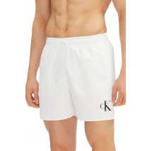 CALVIN KLEIN JEANS MEDIUM DRAWSTRING ΜΑΓΙΟ ΑΝΔΡΙΚΟ WHITE